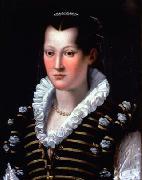 Alessandro Allori Portrat Isabella de Medicis oil